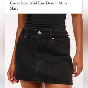 Curve love mid rise skirt from Abercrombie sz 29